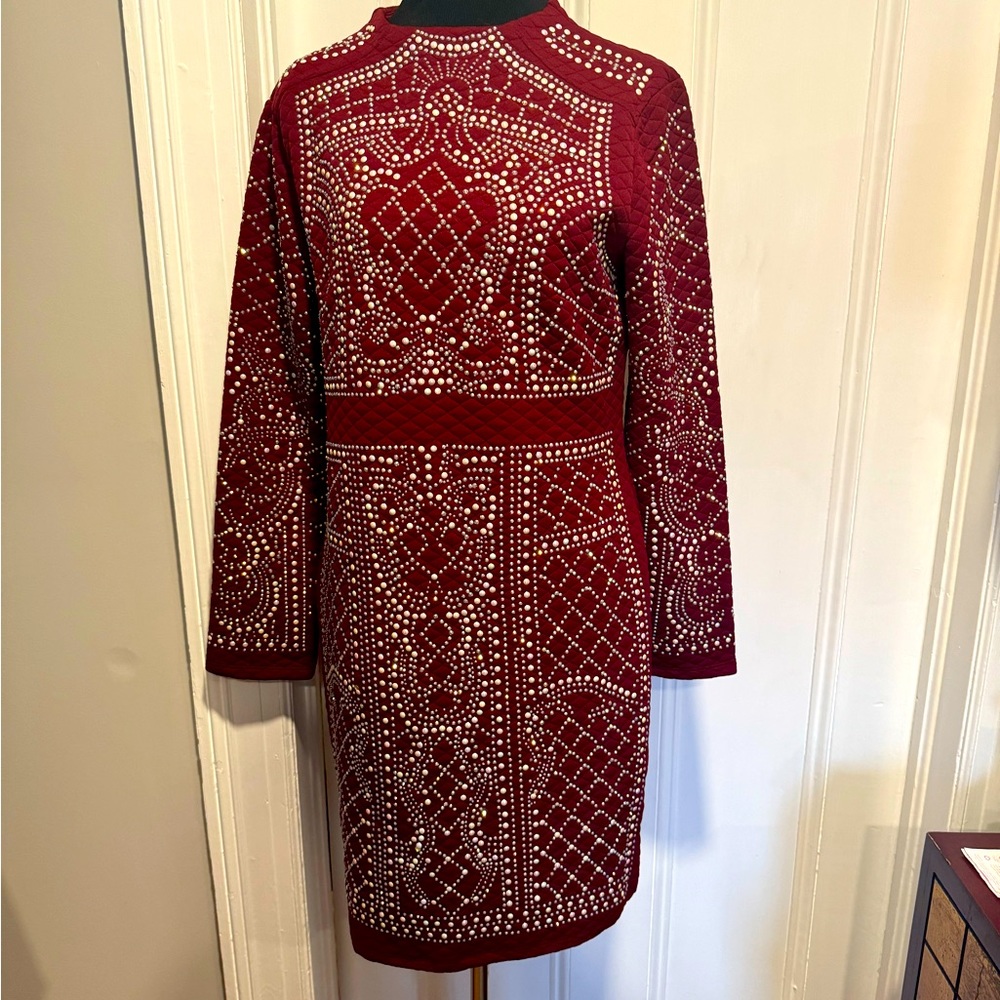 Beatuful studded red dress